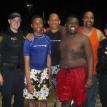 CAC members and the Bolingbrook police at the pool party